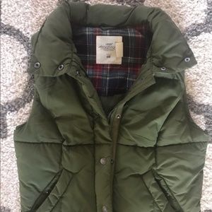H&M Women's Vest Olive Green